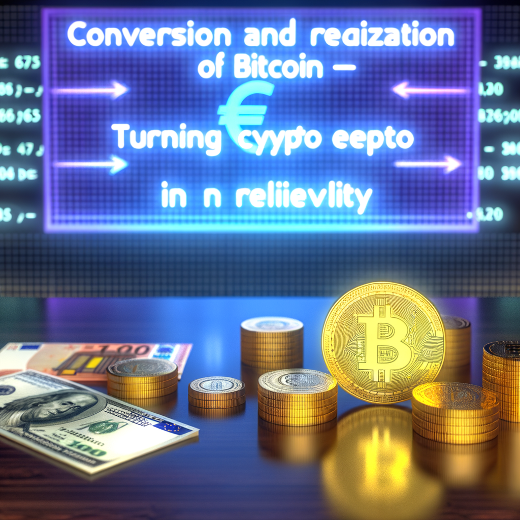 Bitcoinin muunto ja realisointi